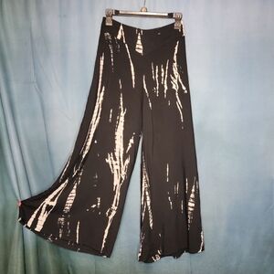 Xhilaration Black and White Wide-Leg Pants